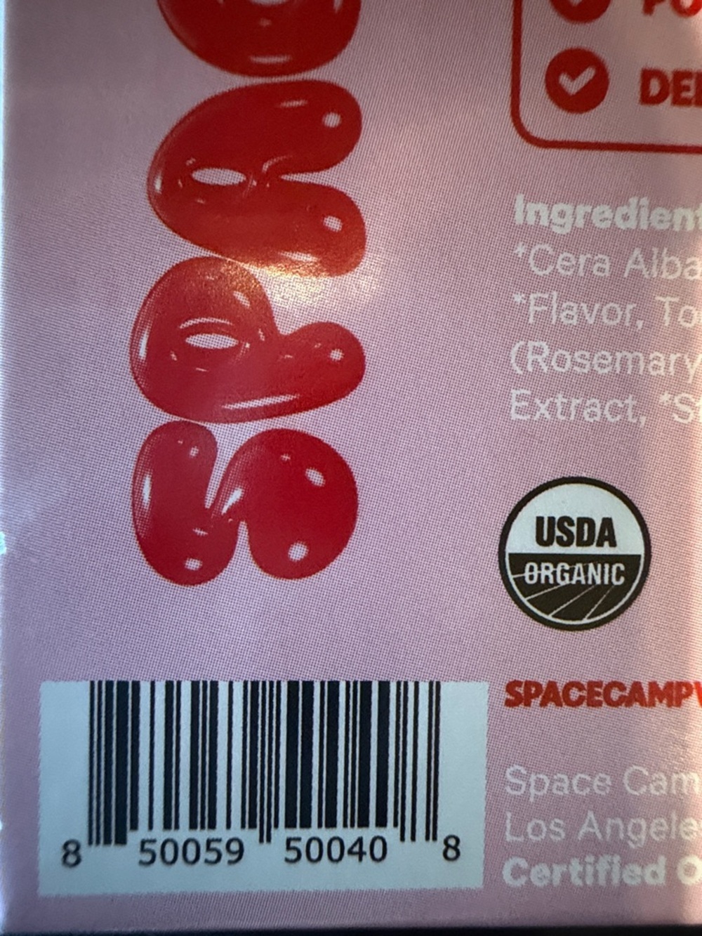 Wild Cherry Organic Lip Balm - Pink - Picture 6 of 6